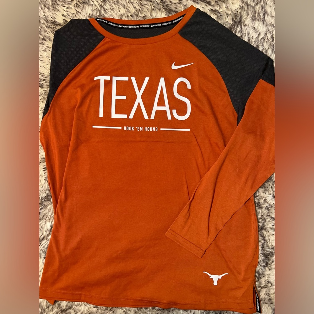 Nike Sponsored Texas Longhorns Long-sleeve Tee 💥